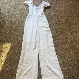 Abercrombie & Fitch White Jumpsuit